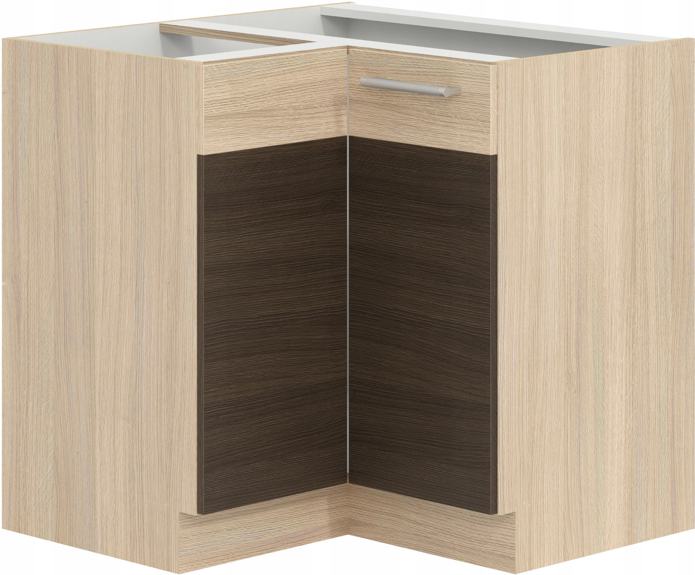 Szafka dolna narożna kuchenna stojąca MODENA MD21/D90NW rijeka ciemna – Idealne rozwiązanie do Twojej kuchni