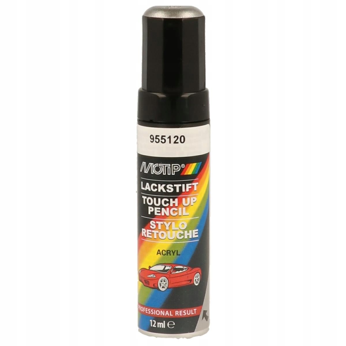 LAKIER MOTIP SILVER 955120 METALLIC 12ML – Wysokiej jakości lakier akrylowy