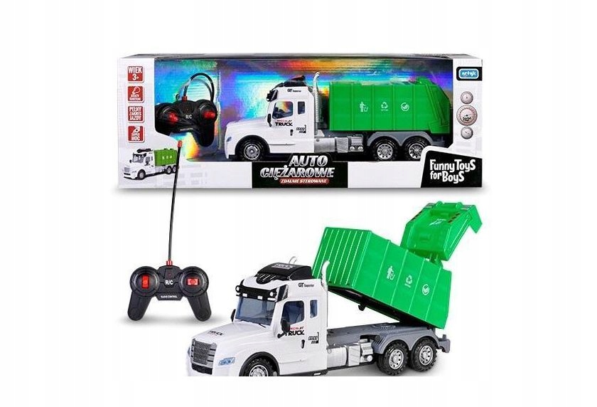 Auto ciężarowe śmieciarka R/C Toys for Boys – Idealna zabawa dla małych kierowców
