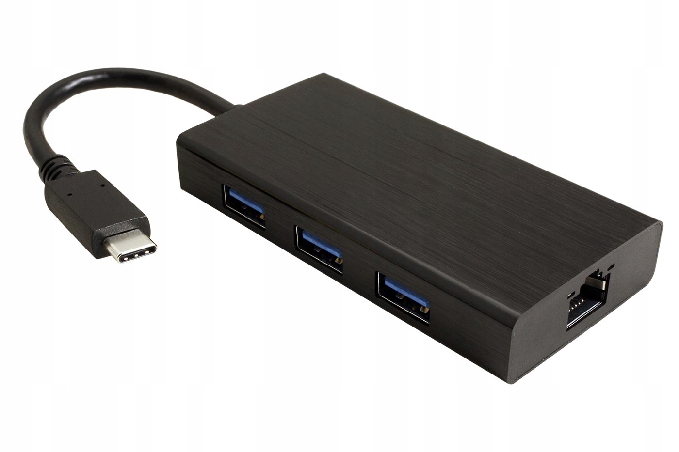 Konwerter USB 3.2 Gen 1 typu C na Gigabit Ethernet + hub – Połączenie z siecią w nowym stylu