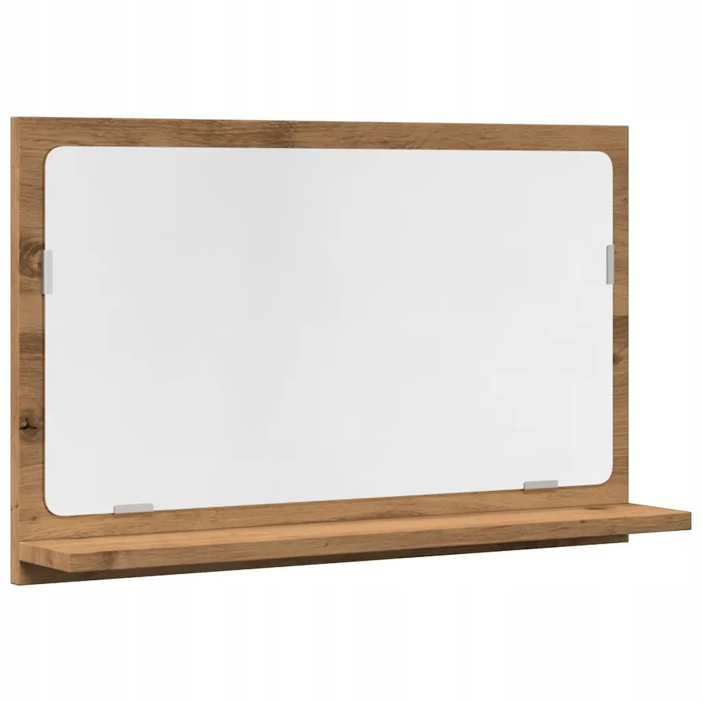 Szafka łazienkowa z lustrem, dąb artisan, 60x11x37 cm – Elegancja i funkcjonalność w Twojej łazience