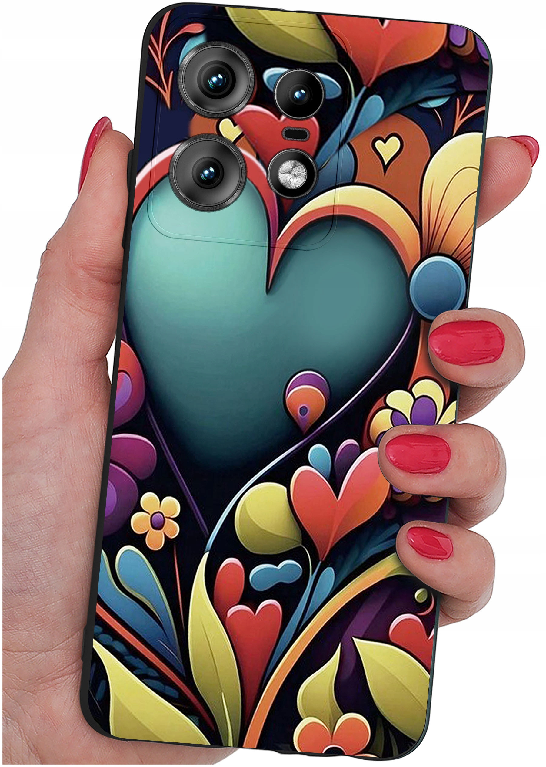 Etui do Motorola Moto EDGE 50 Pro WZORY | SILIKONOWE MATT CASE – Ochrona i styl w jednym