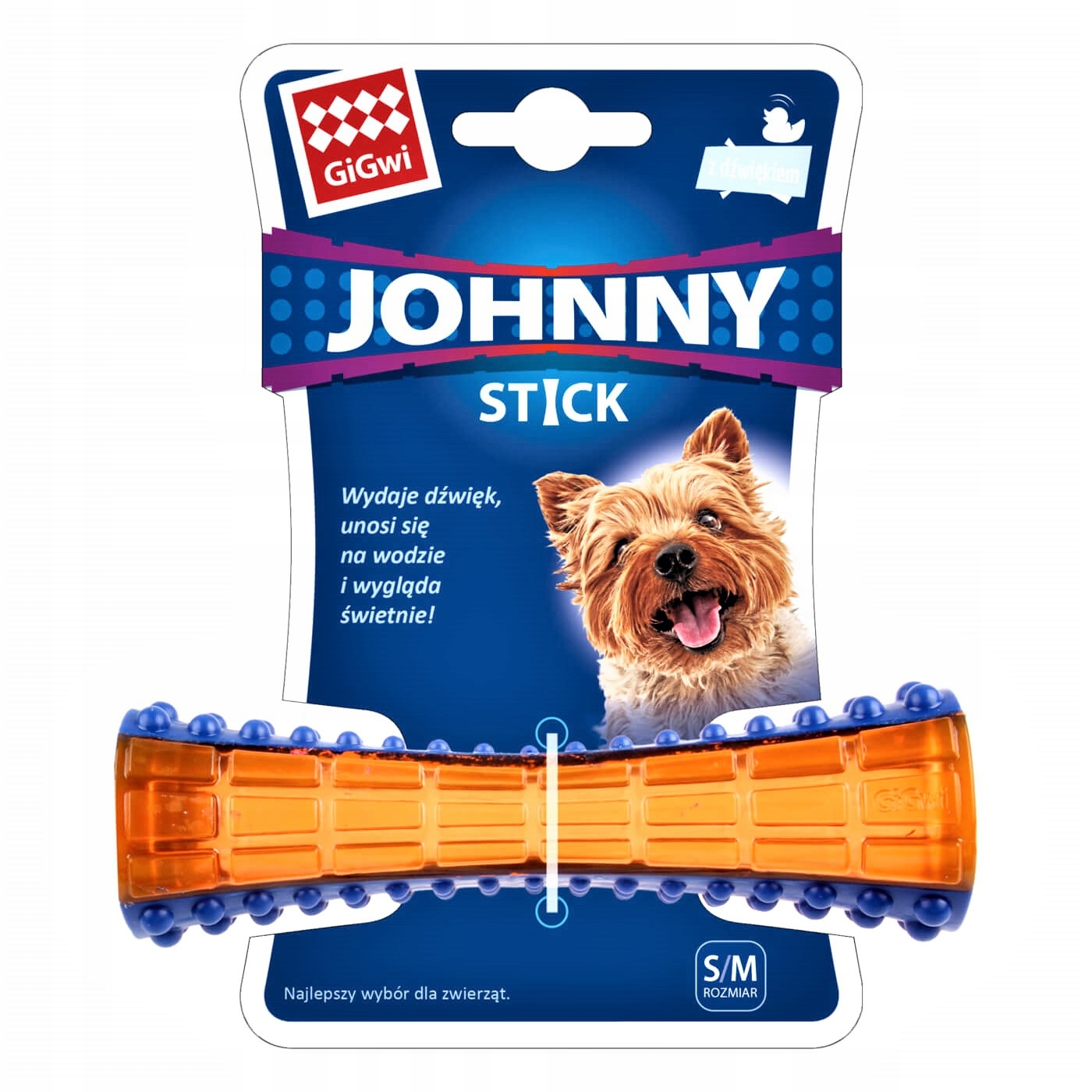 GiGwi Johnny Stick – Radosna piszczałka dla Twojego pupila