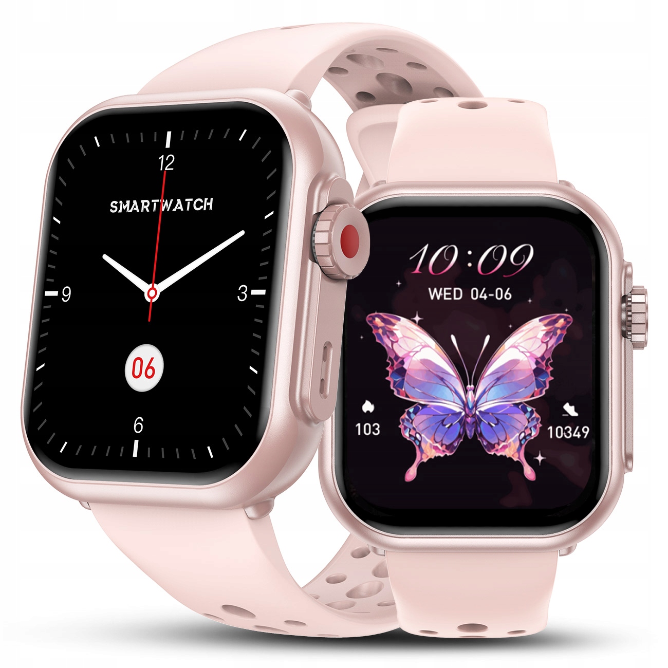 Smartwatch Zegarek Damski Rozmowy Sport Tętno Polskie Menu Bateria 1000mAh – Twój stylowy towarzysz aktywności