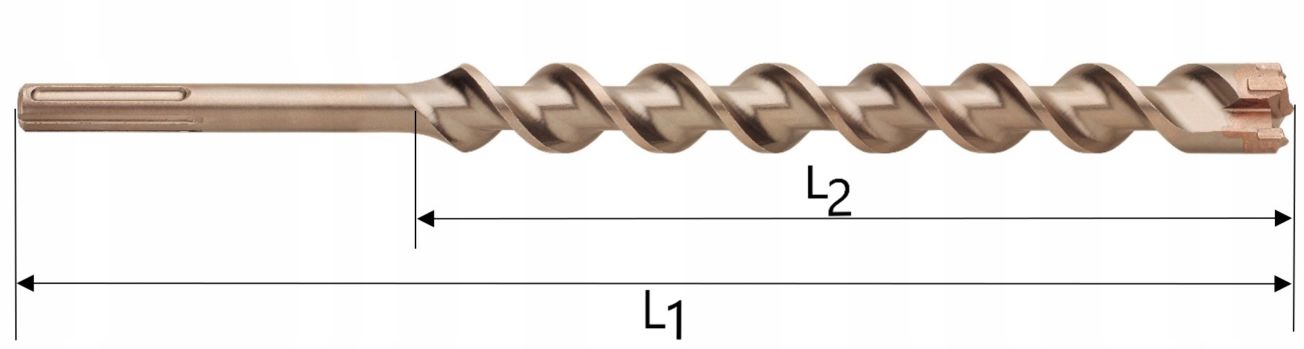Wiertło do betonu/żelbetonu SDS-MAX 36 x 920mm Ultimax Diager – Profesjonalne narzędzie do wiercenia