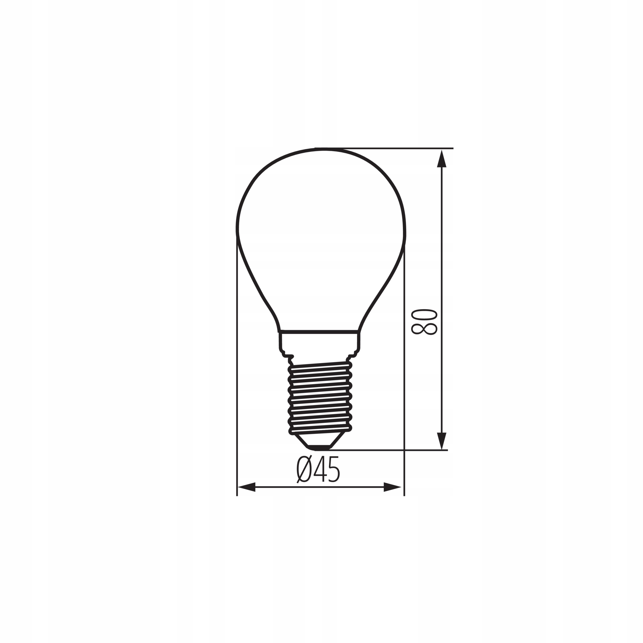 Prosta instalacja – Pasuje do standardowych gniazd E14
