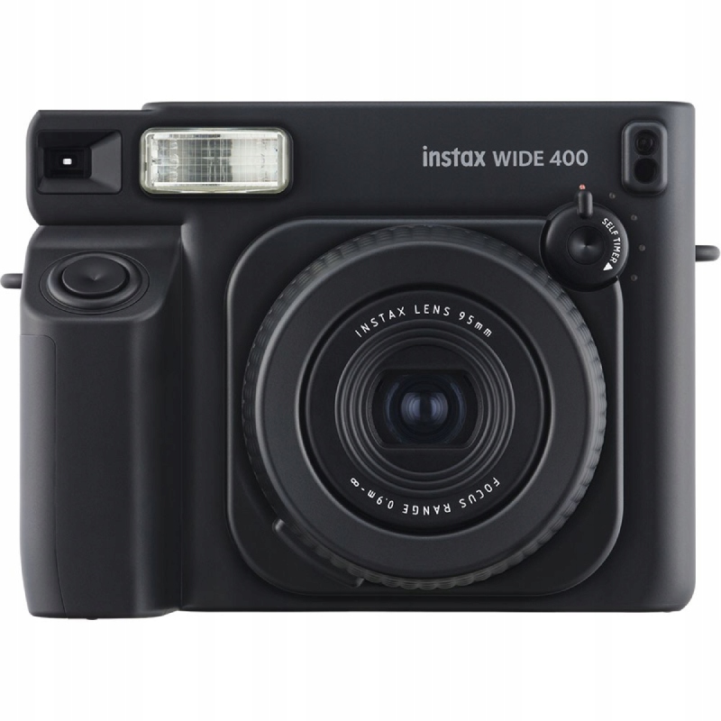Aparat Fujifilm Instax WIDE 400 JET czarny – Uchwyć wspomnienia w szerokim formacie