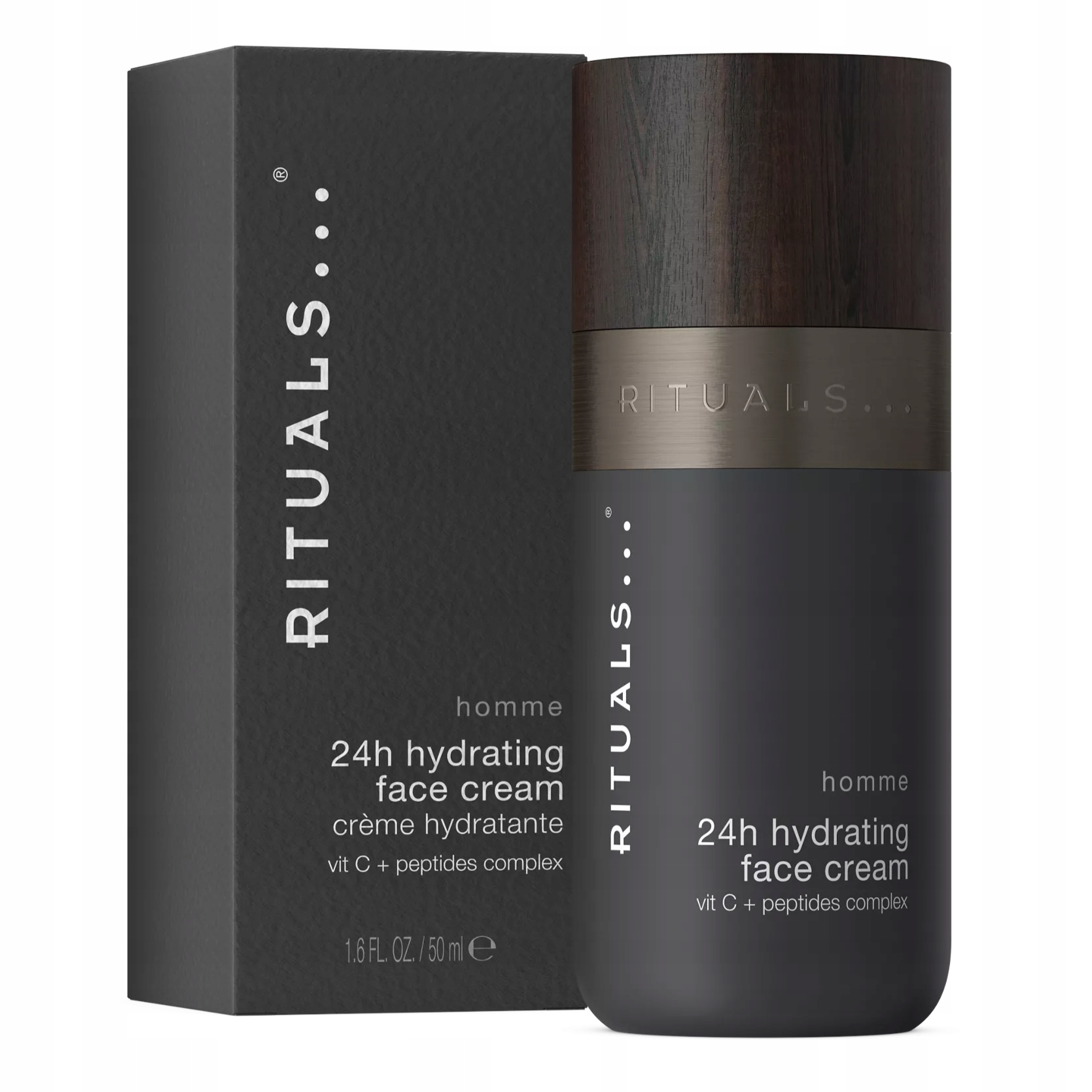 RITUALS HOMME 24H NAWILŻAJĄCY KREM DO TWARZY 50ML – Idealne nawilżenie dla mężczyzn