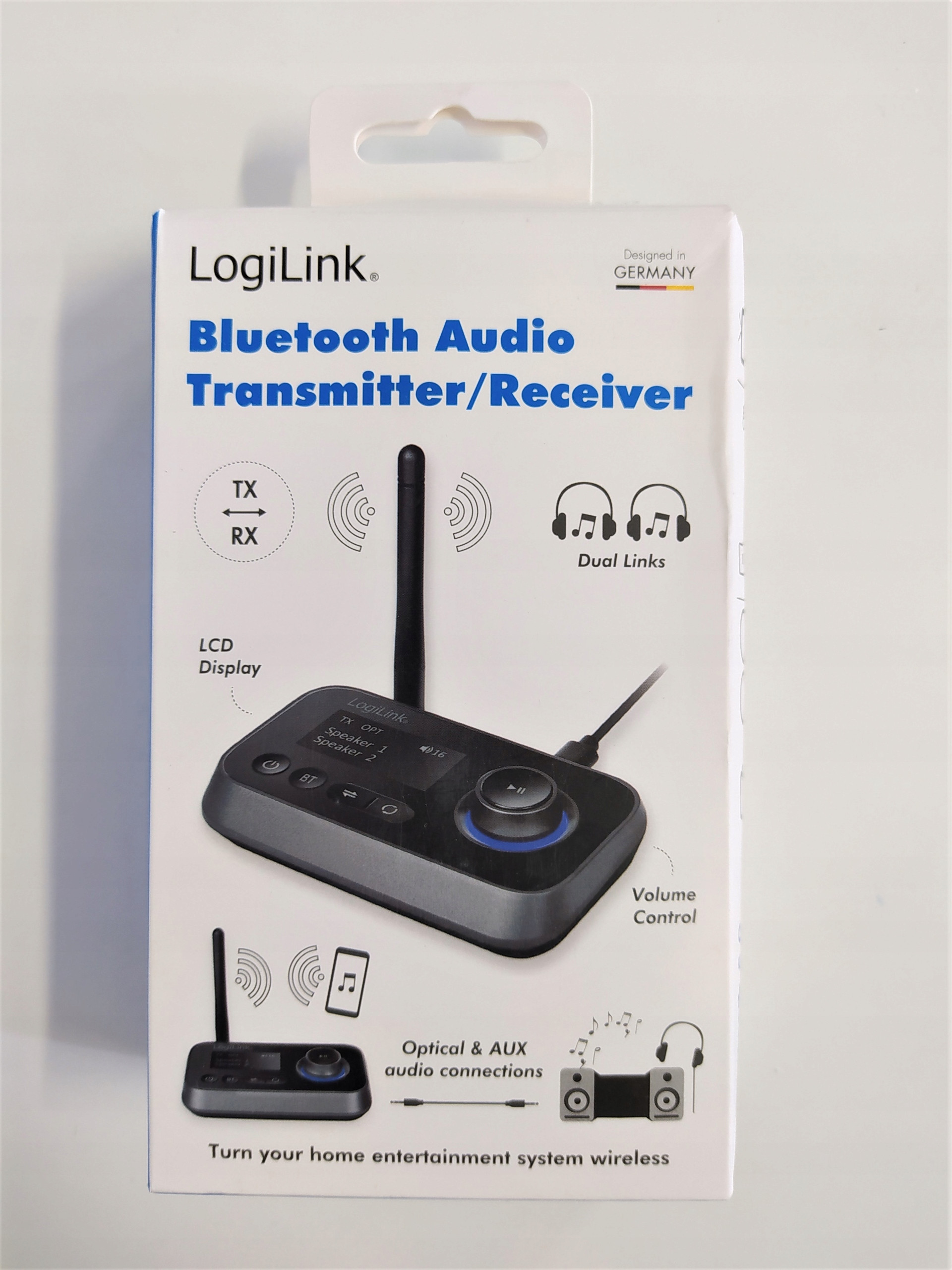 Transmiter FM LogiLink ZUB – Bluetooth Audio Transmitter&Receiver dla Twojego systemu audio