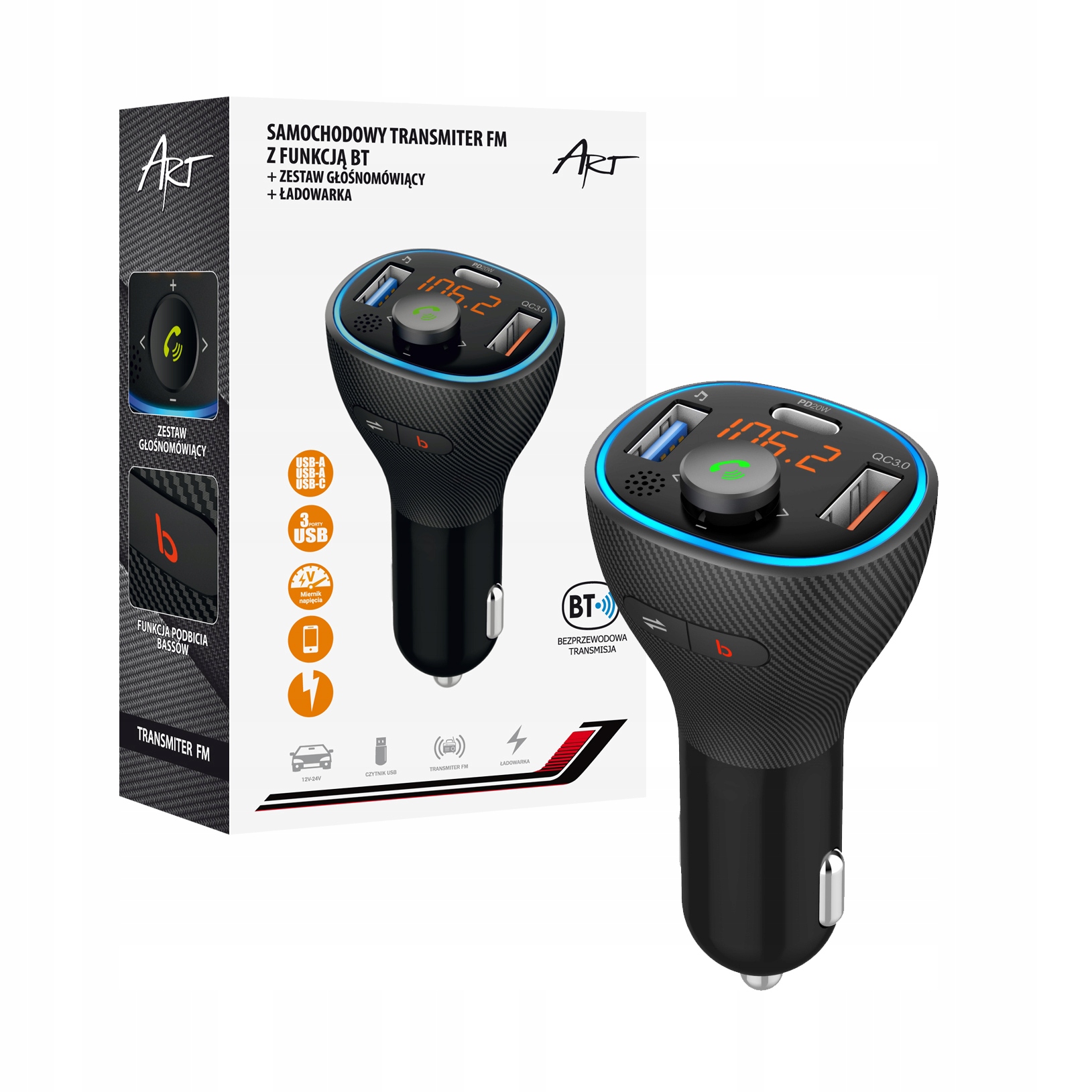 Odtwarzanie muzyki przez Bluetooth v 5.0