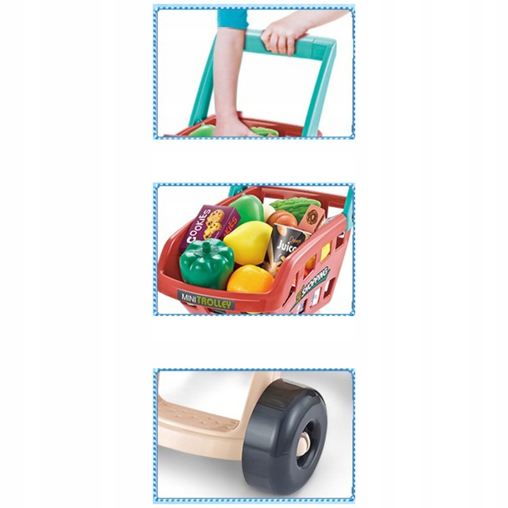 Supermarket wózek na zakupy waga czytnik 668-78 Materiał Papier Plastik