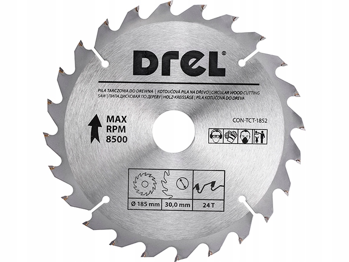 DREL Do Drewna 185mm 24T Widiowa – Idealne narzędzie do cięcia drewna