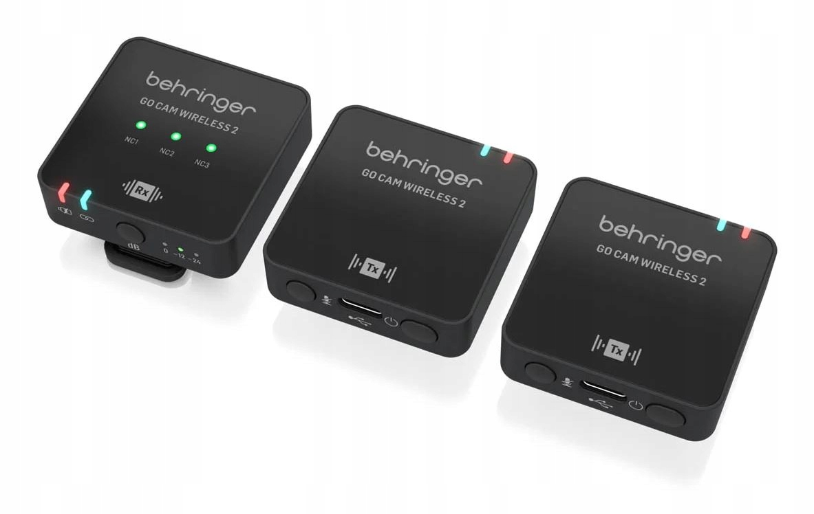 Behringer GO CAM WIRELESS II – Bezprzewodowy system mikrofonowy do profesjonalnych nagrań