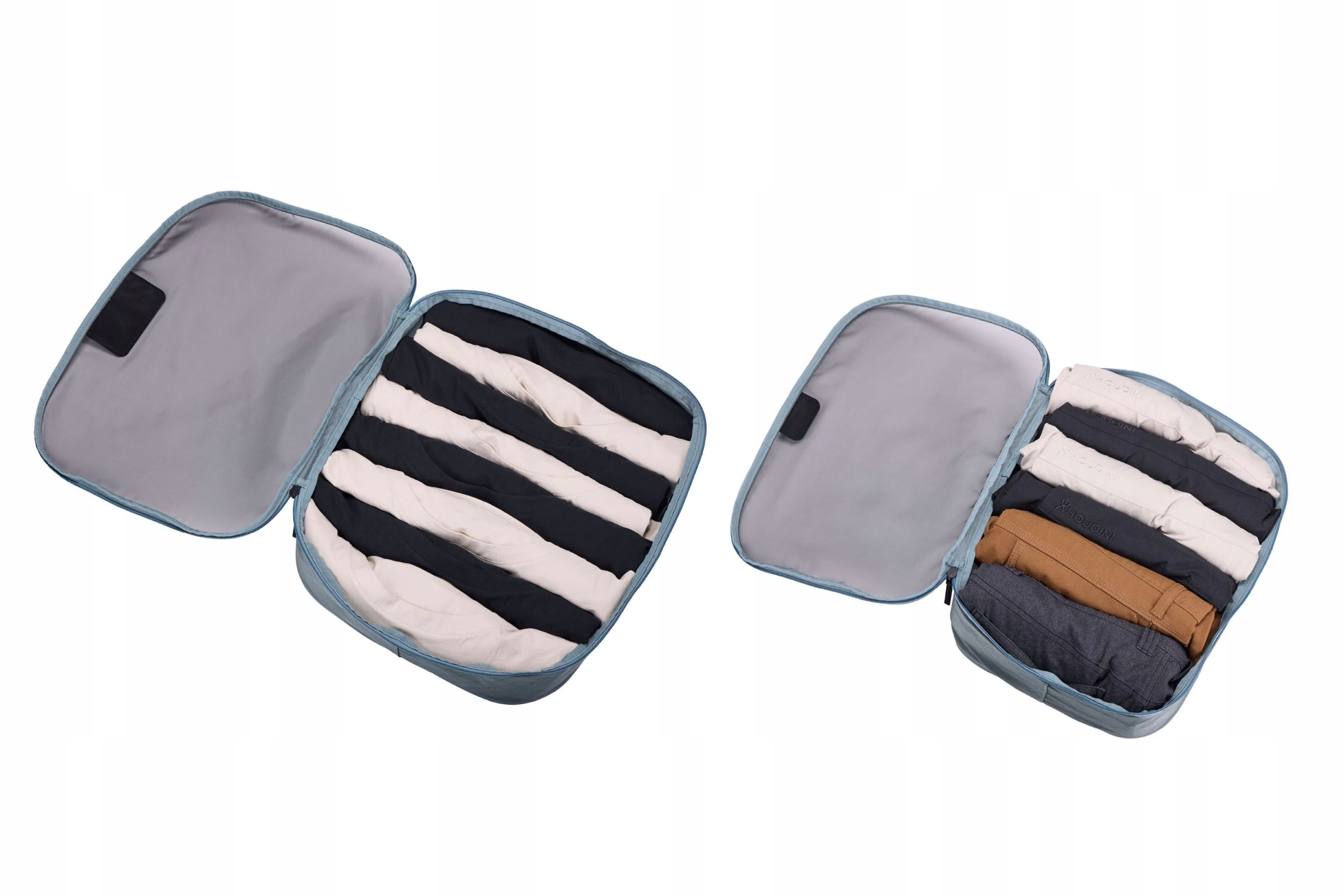 Wygodne pakowanie dzięki różnym rozmiarom klocków