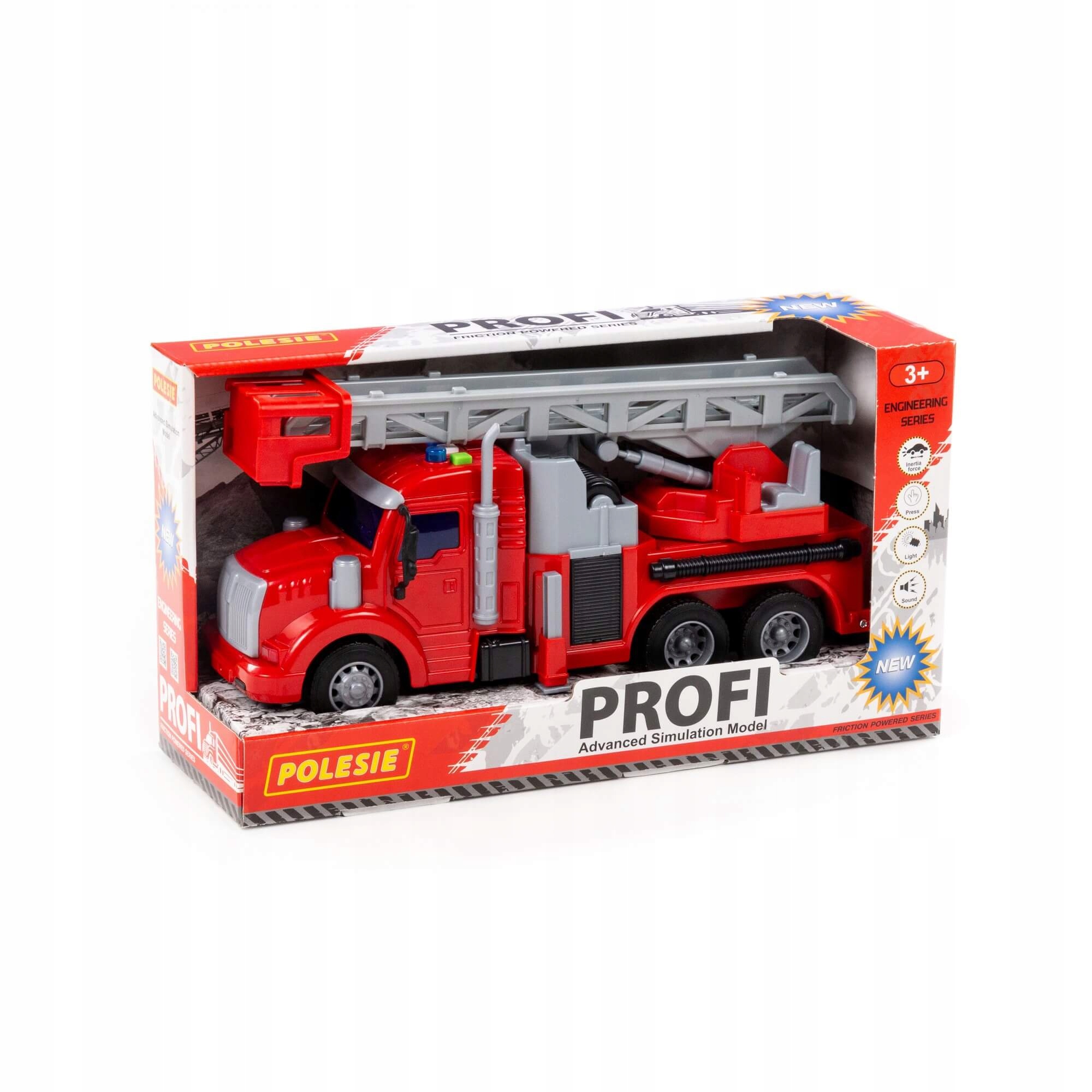 AUTO STRAZ P/B DZ/SW 33X19X11 WB – Realistyczna zabawa w straż pożarną