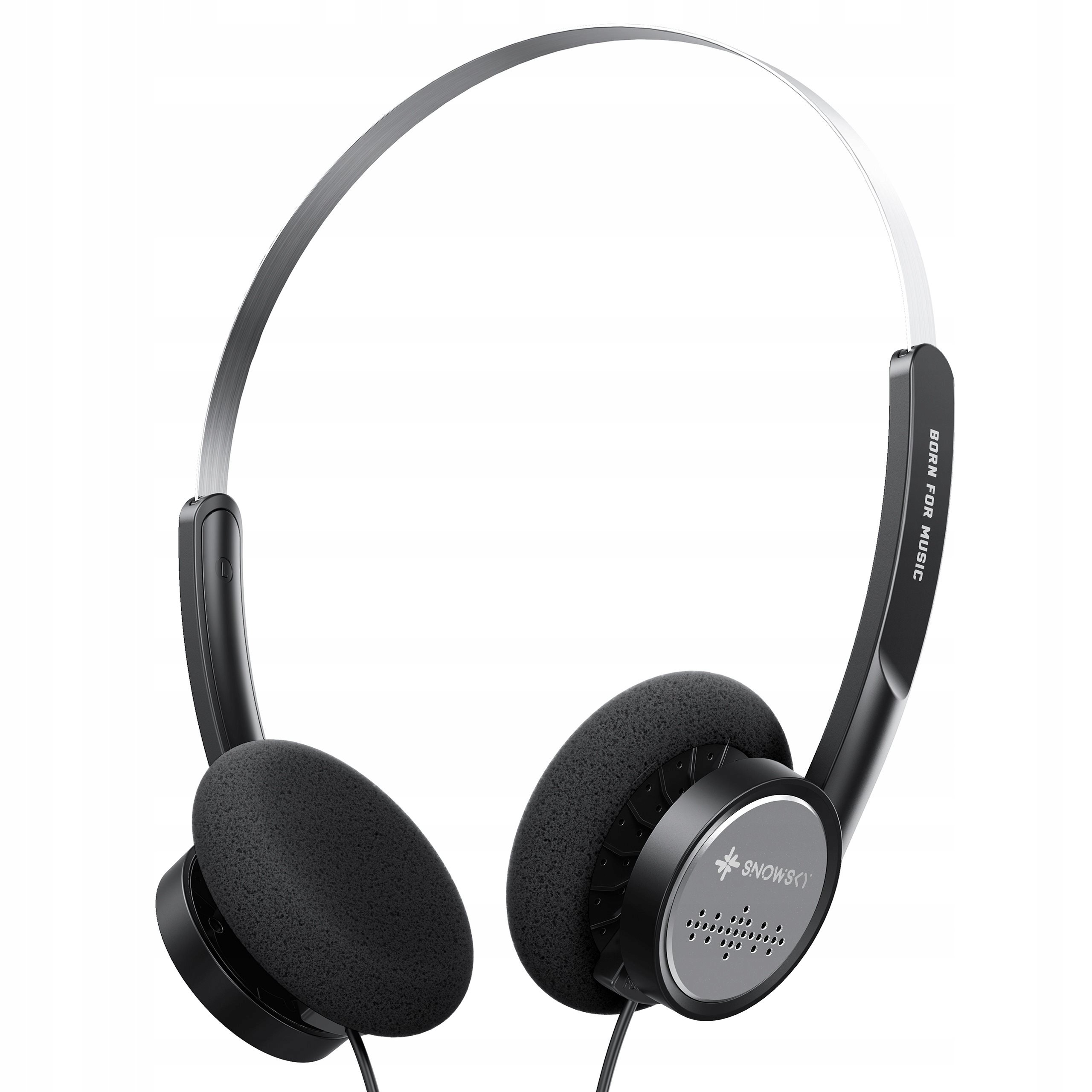 FiiO SNOWSKY WIND - Czarne słuchawki nauszne w stylu retro