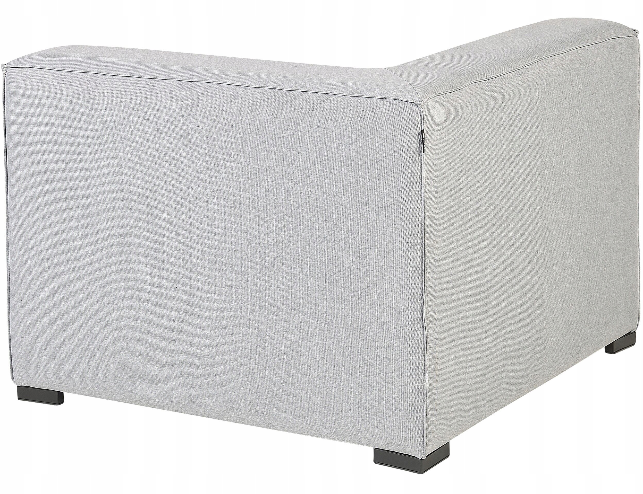 Zestaw ogrodowy modułowy 4-osobowy jasnoszary AREZZO – Komfort i styl w Twoim ogrodzie