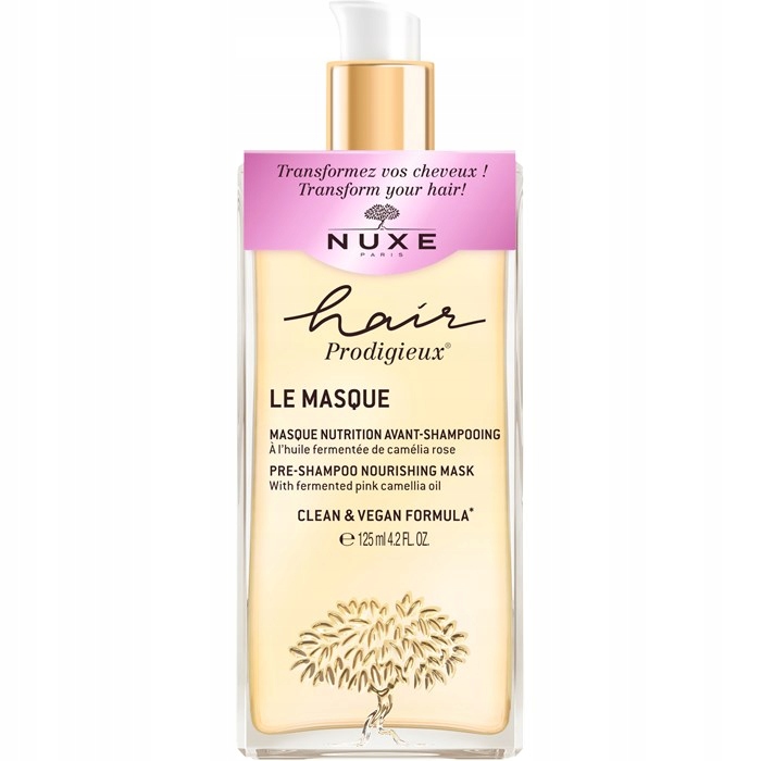 Nuxe Hair Prodigieux – Odżywcza maska przed szamponem dla zdrowych włosów