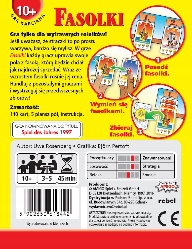 Wymagania wiekowe i liczba graczy