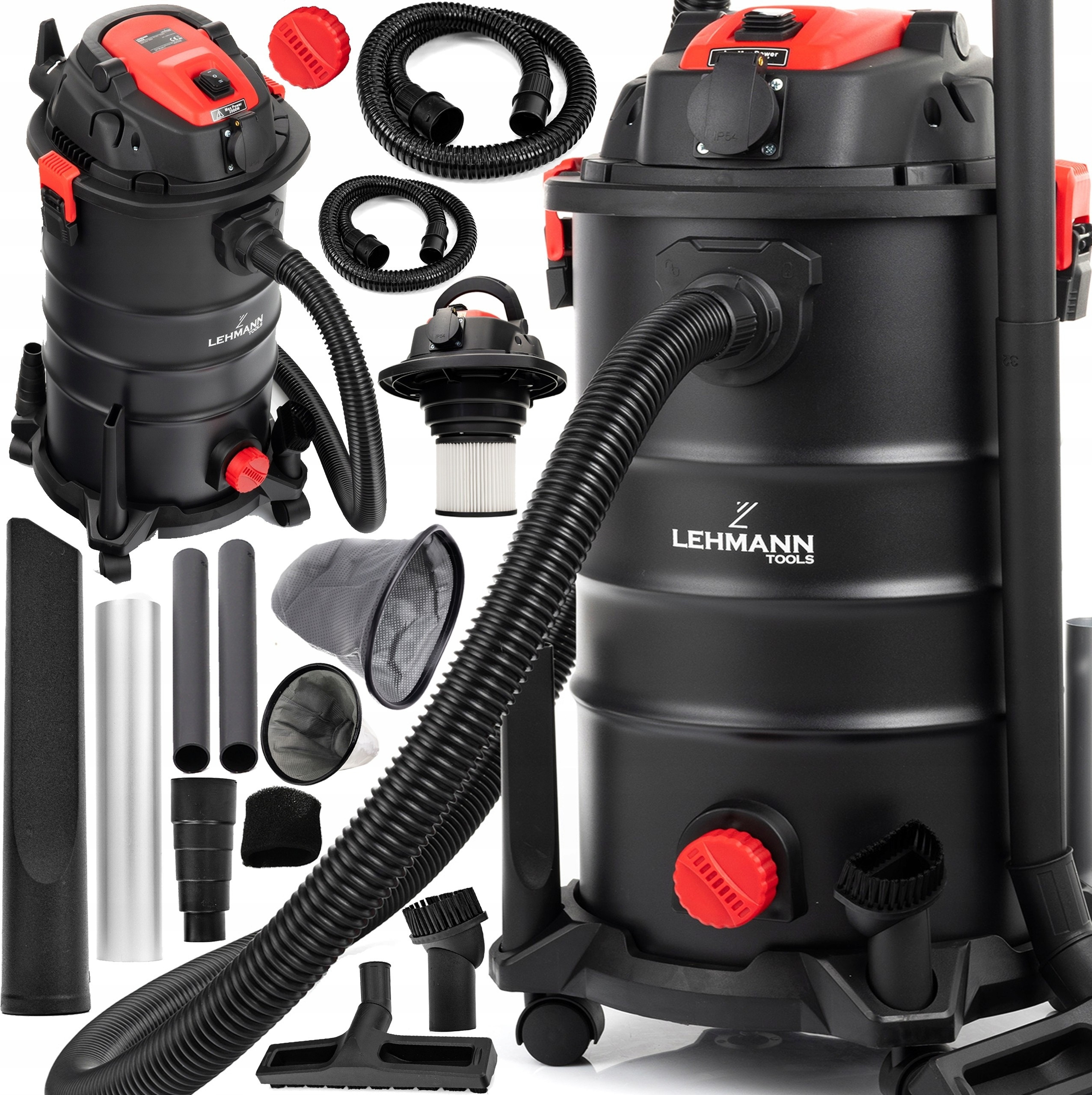 Odkurzacz przemysłowy bezworkowy Mokro-Sucho Lehmann Dace 30L – Wydajność i wszechstronność w jednym