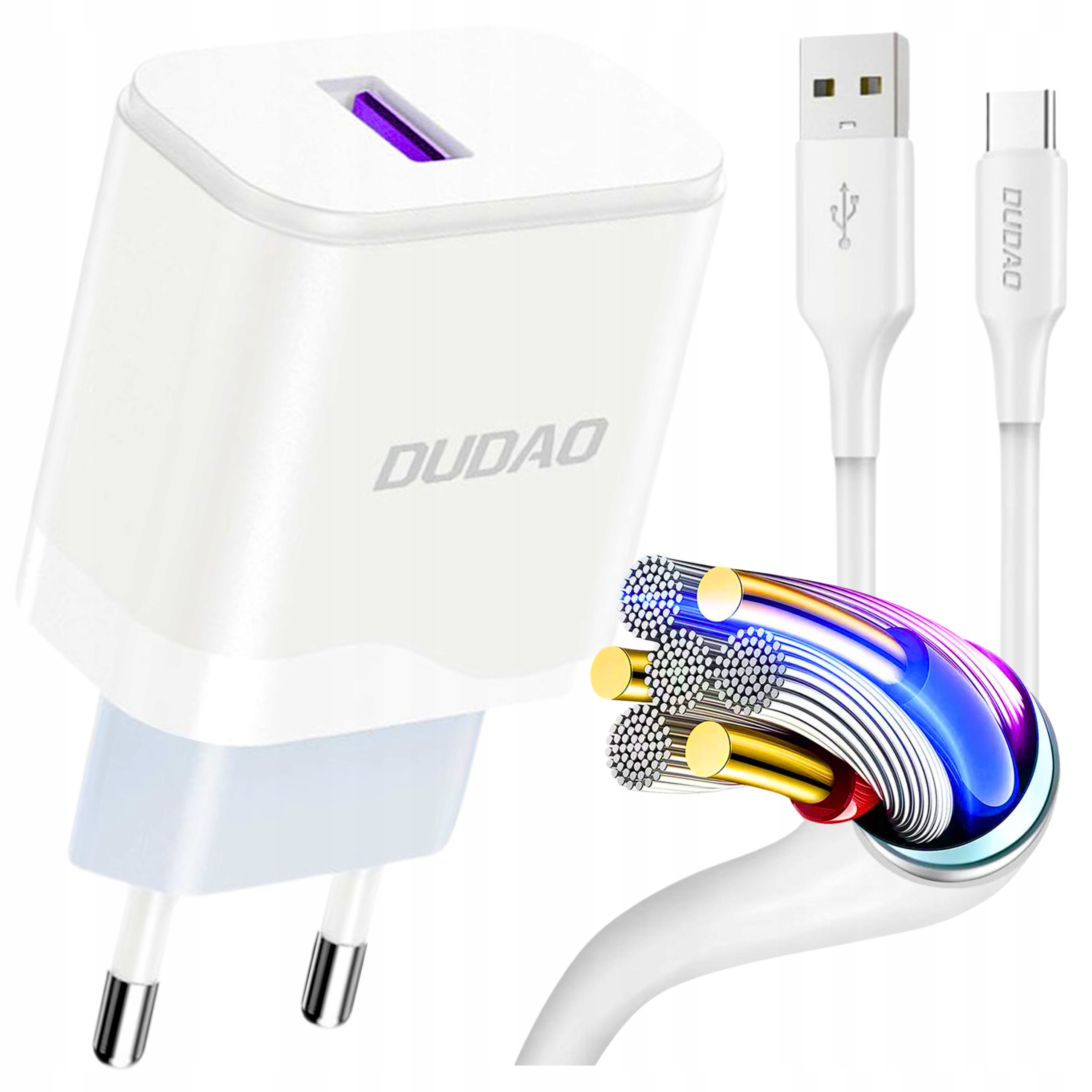 Uniwersalność z portem USB-A i kablem USB-C