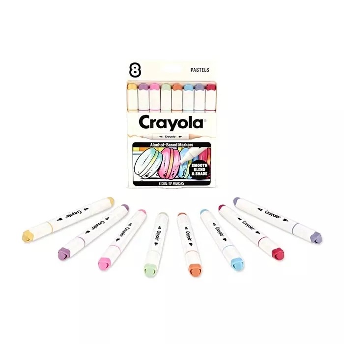 Flamastry Art Markers 8szt - Pastele od Crayola – Idealne narzędzie dla kreatywnych