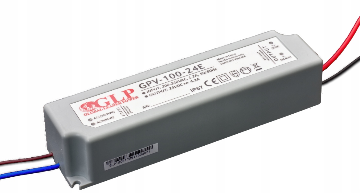 GLP Zasilacz Napięciowy GPV-100-24E – Wydajność i niezawodność dla systemów LED