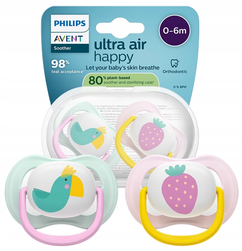 Smoczek Philips Avent Ultra Air 0-6 m – Komfort i bezpieczeństwo dla Twojego dziecka