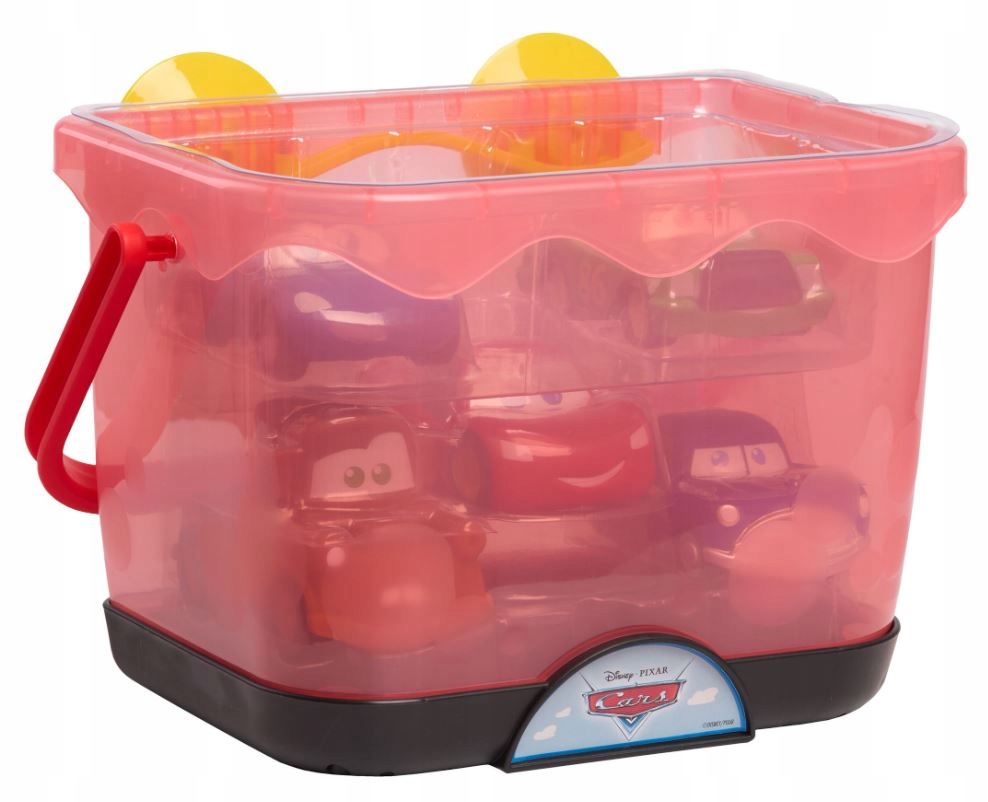 Cars Wiaderko z figurkami do kąpieli – Radosna zabawa w wodzie