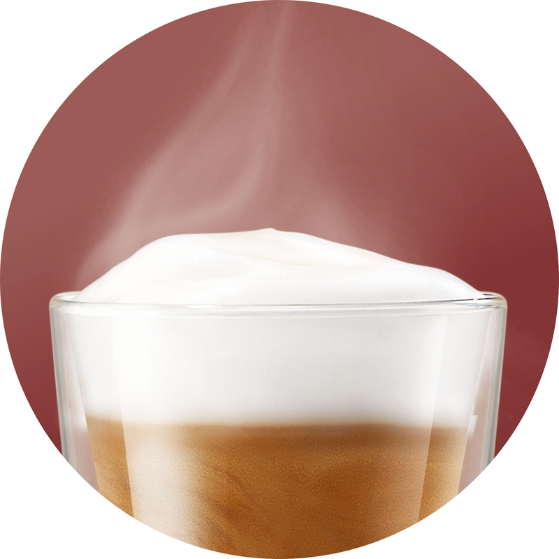 Pojemność 120 ml – wystarczająca na 2 cappuccino