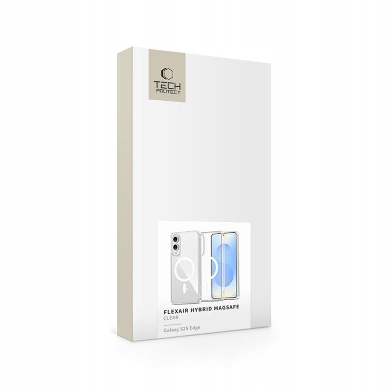 TECH-PROTECT FLEXAIR HYBRID MAGSAFE GALAXY S25 FE CLEAR – Ochrona i styl w jednym