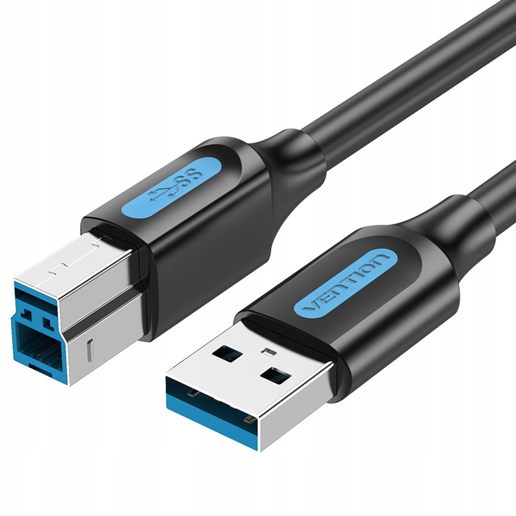 Kabel USB 3.0 A do B Vention COOBF 1m – Wydajność i niezawodność