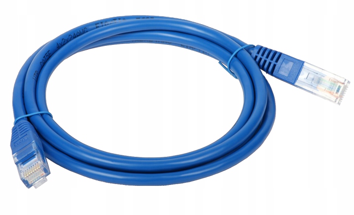 Patchcord UTP kat 5e 0.5m niebieski - KKU5NIE0.5 – Idealne połączenie dla Twojej sieci