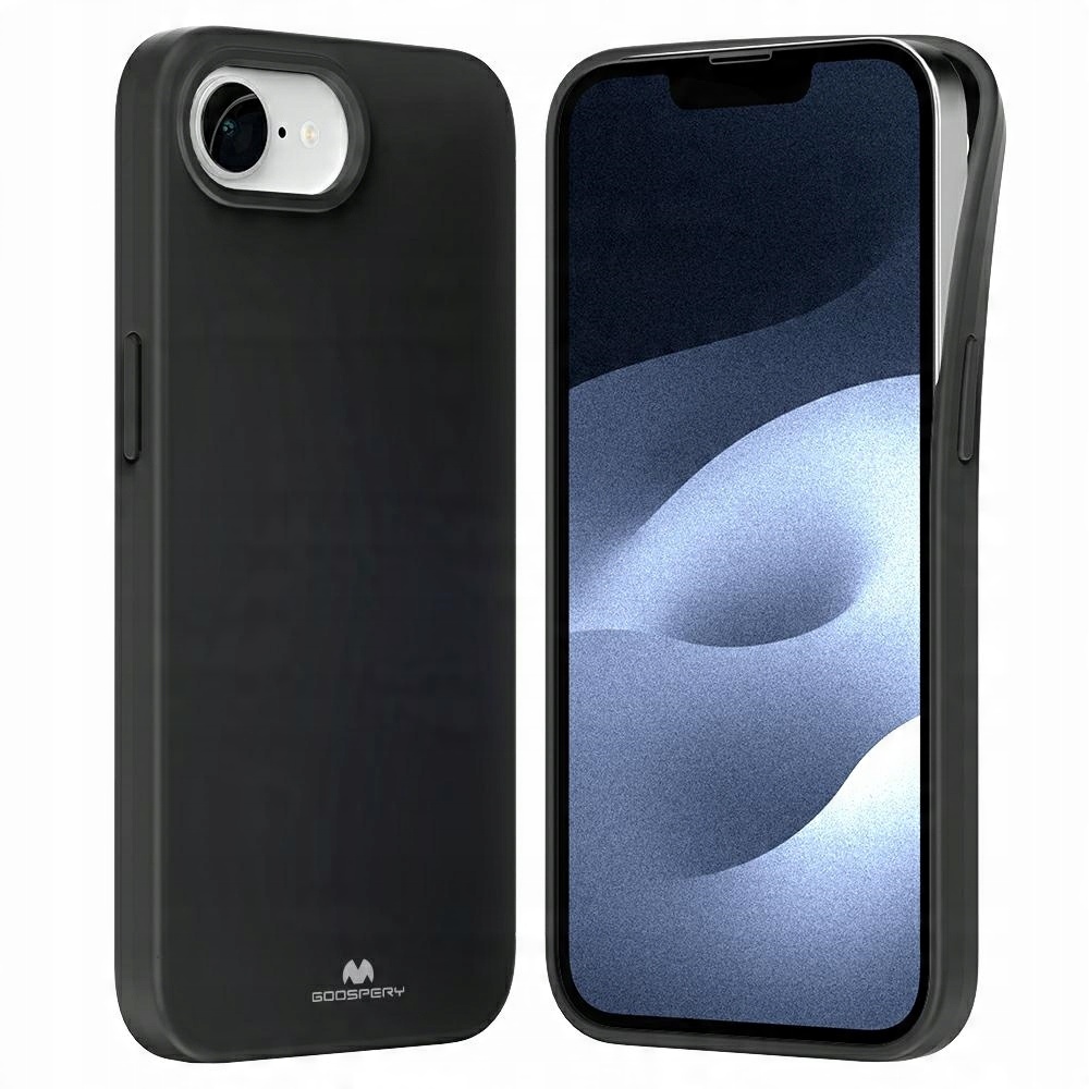 Etui Mercury Soft do iPhone 16e czarny – Elegancka ochrona dla Twojego telefonu