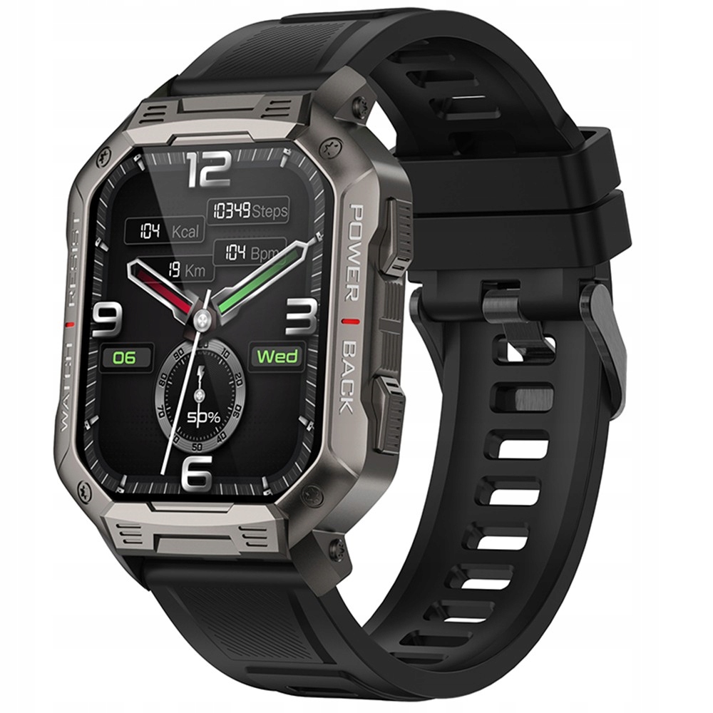 Smartwatch Kumi U3 Pro Czarny – Nowoczesny zegarek dla aktywnych
