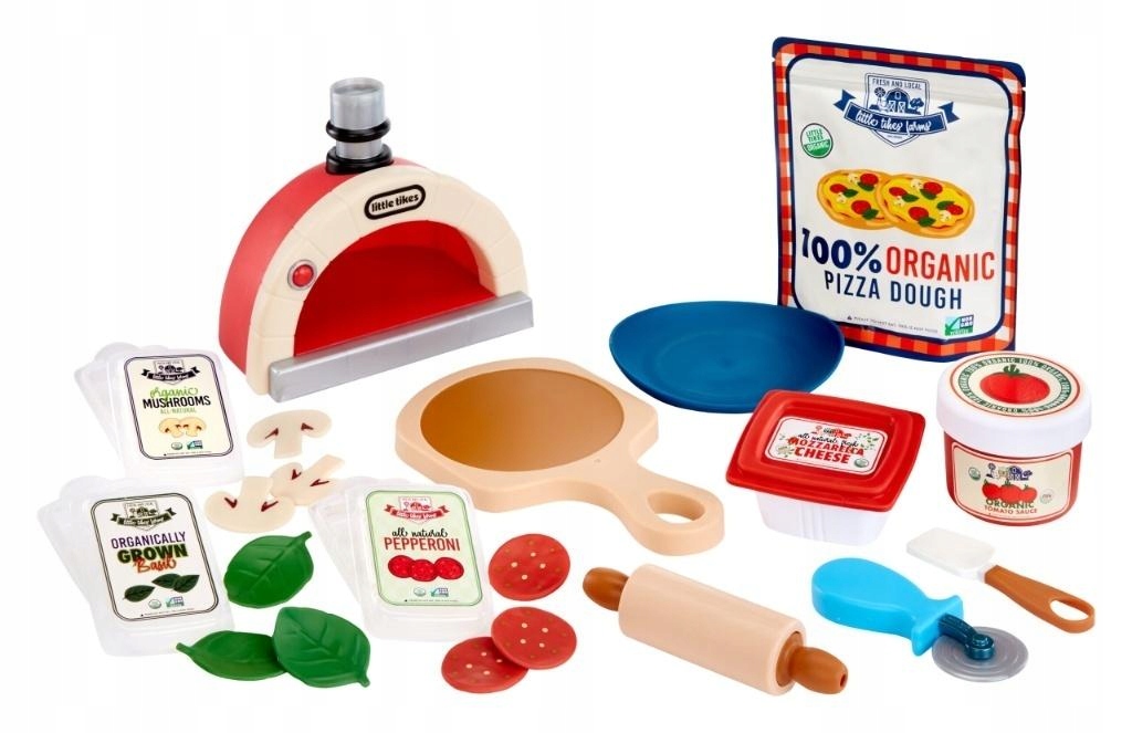 Little Tikes Creative Chefs Zestaw Uzupełniający do Pizzy – Kreatywna zabawa w gotowanie