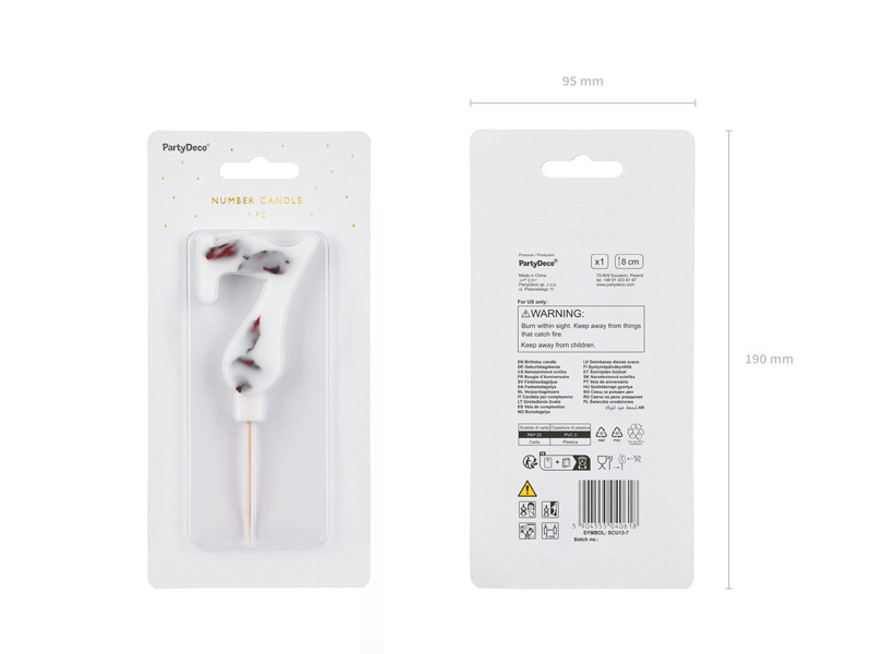 Wysoka jakość wykonania – Biały wosk i trwały patyczek