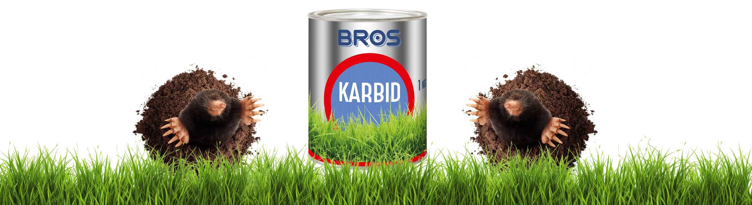 BROS Granulowany Węglik 1kg – Skuteczny Odstraszacz na Krety