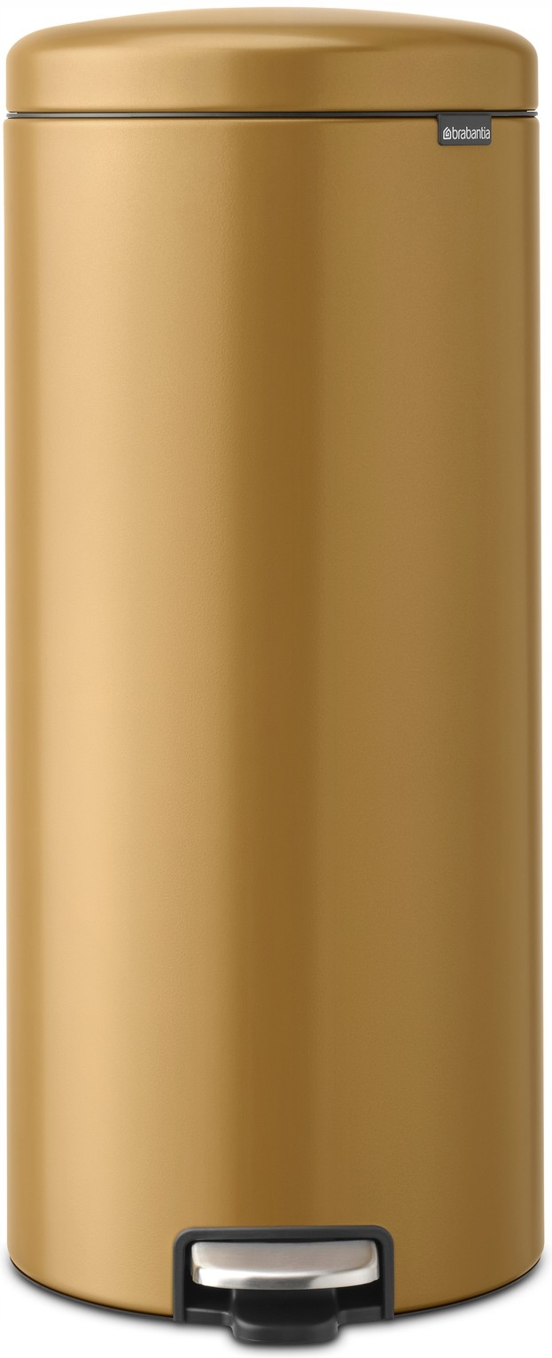 Brabantia Treteimer NewIcon 30 Liter Warm Gold – Elegancja i funkcjonalność w Twoim domu