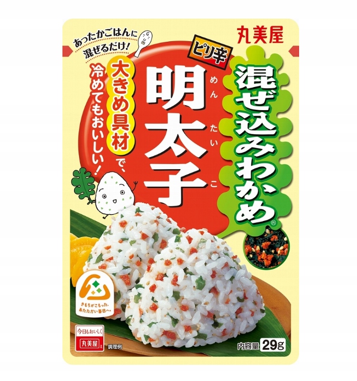 Furikake posypka Mazekomi Wakame Spicy Mentai 29g – Japońska przyprawa do ryżu