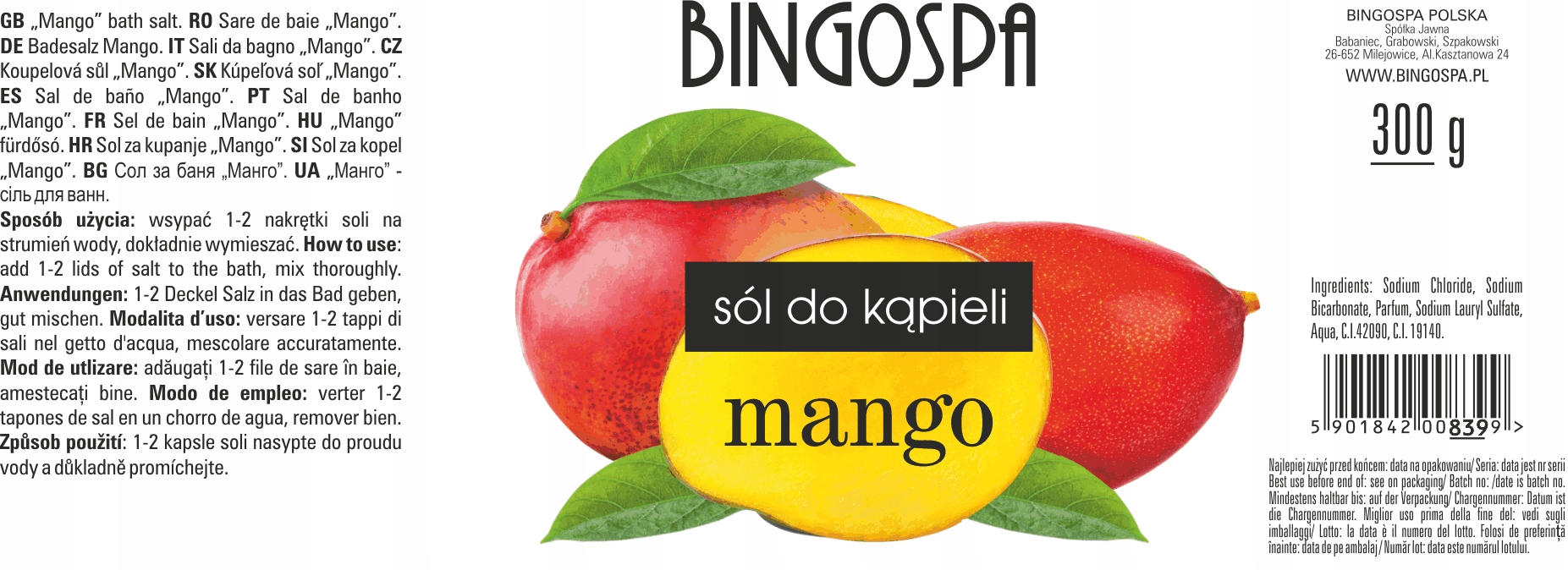 Owocowy zapach mango – Idealny do relaksujących kąpieli