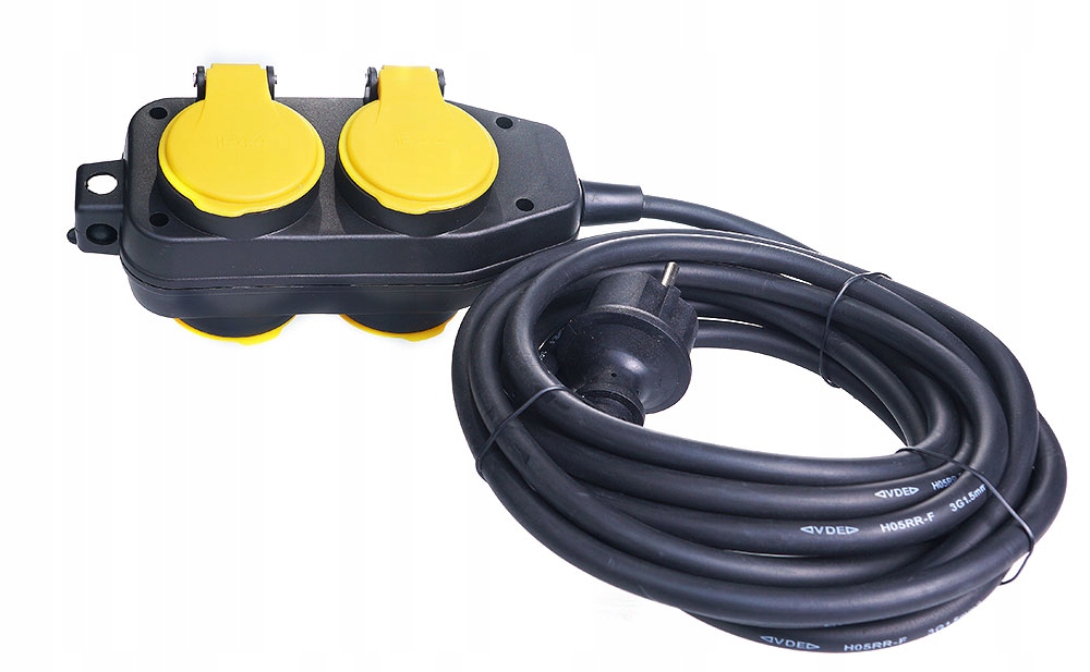 Przedłużacz budowlany 4 gniazda 10m 3x1,5 Rum-Lux – Niezawodne zasilanie w każdych warunkach