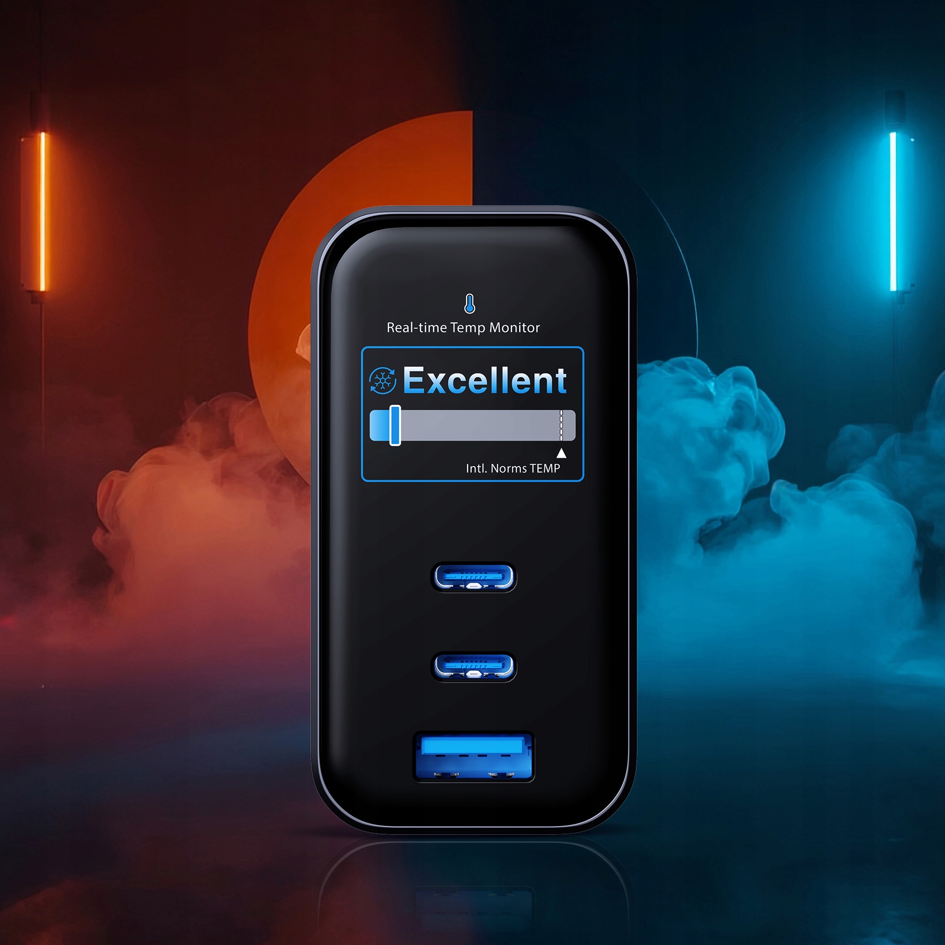 Inteligentne zarządzanie energią – Adaptacyjny podział mocy między porty