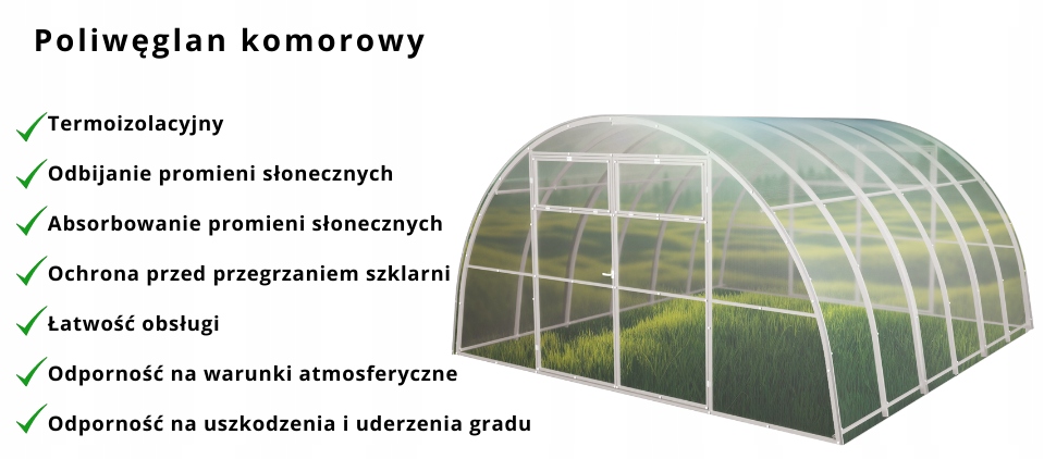 Wysokiej jakości poliwęglan komorowy – odporność na UV i warunki atmosferyczne
