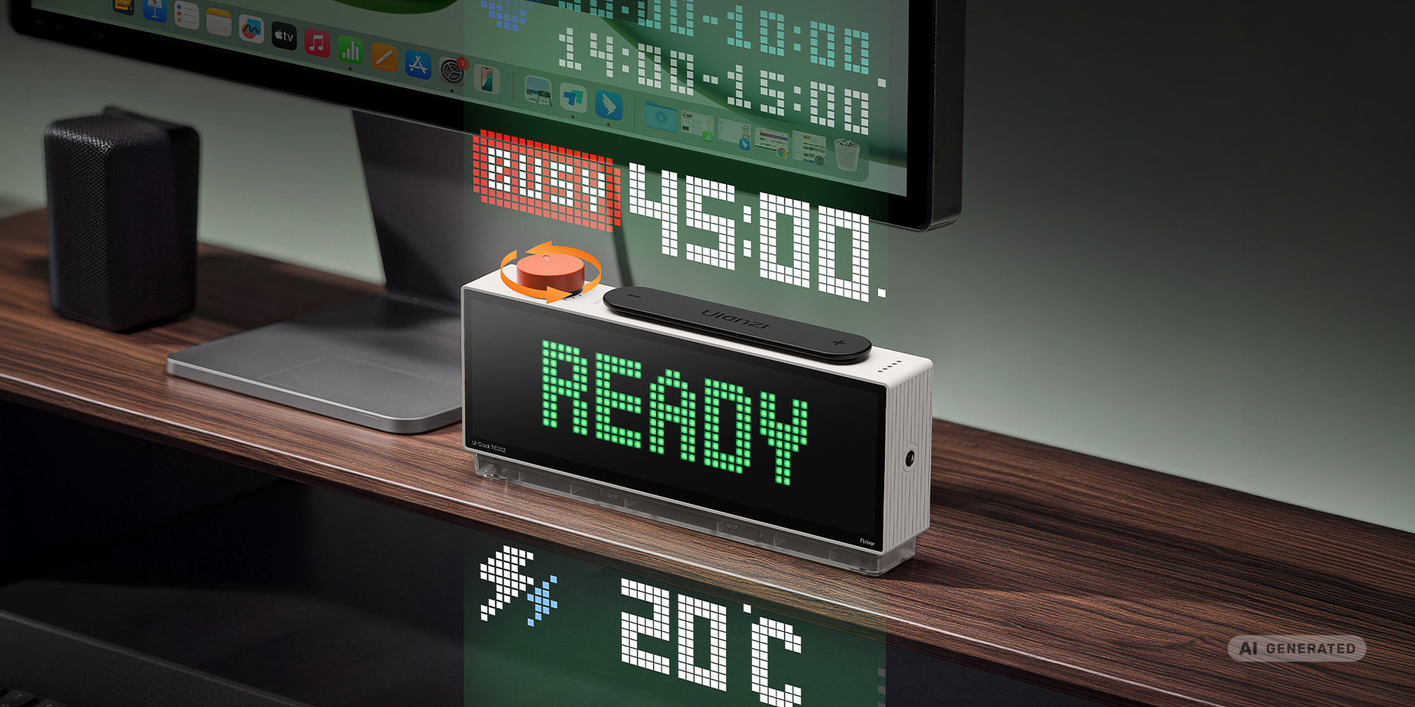 Zegar Ulanzi TC002 Pixbar Smart Pixel Clock II