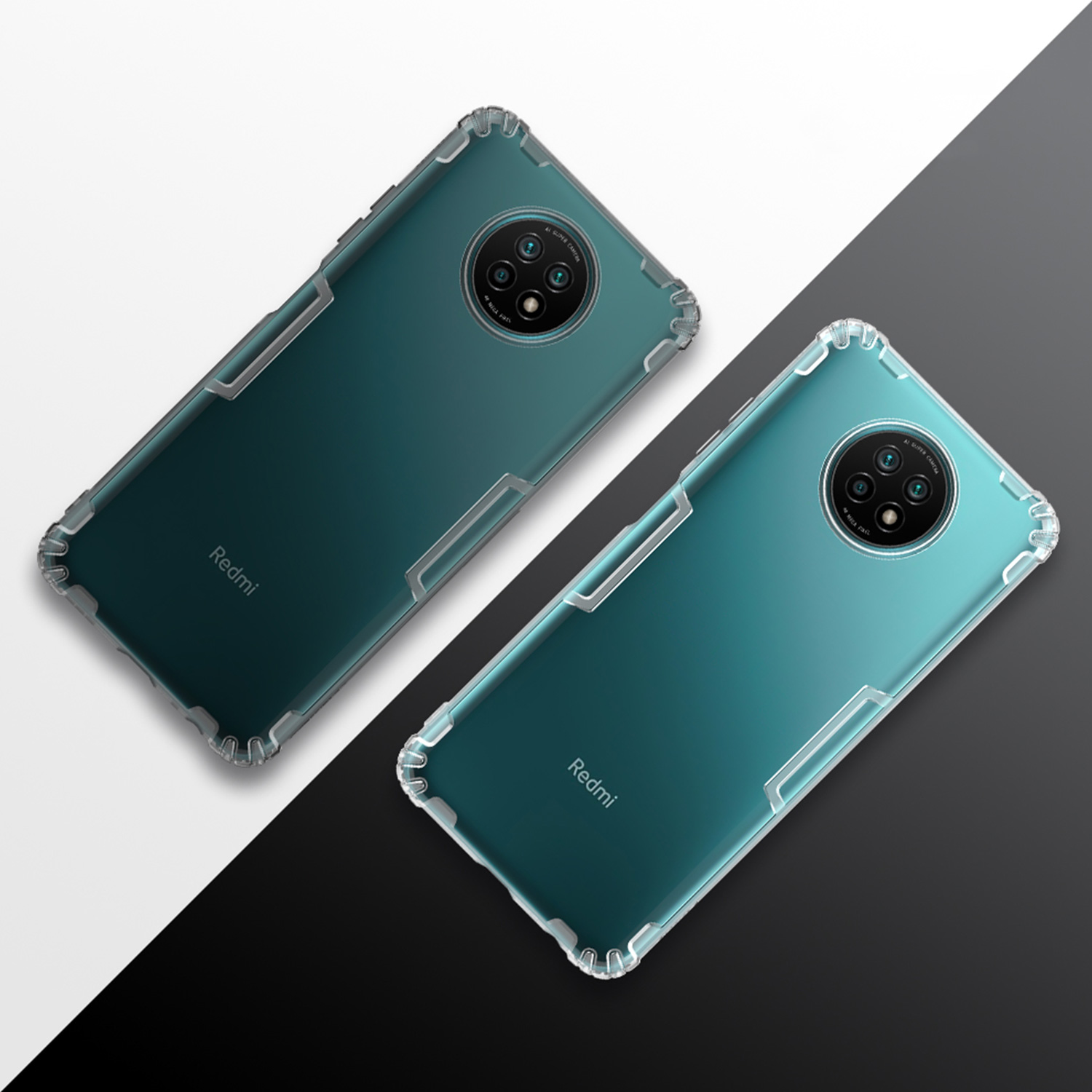 Etui Nillkin Nature dla Xiaomi Redmi Note 9T - Antypoślizgowe elementy ułatwiające chwyt