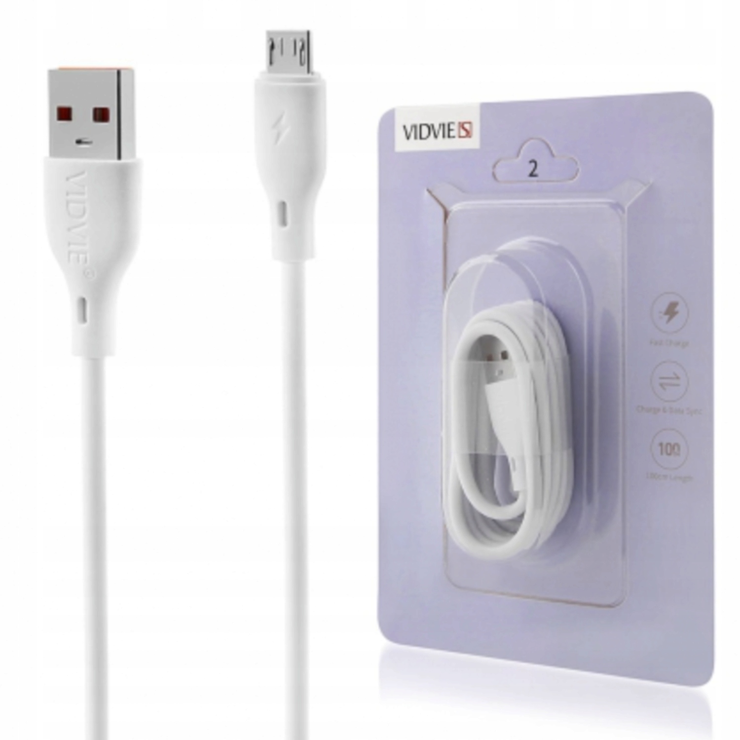 Kabel USB-A - microUSB 1 m Biały (GSMA0179) – Niezawodne ładowanie i transfer danych