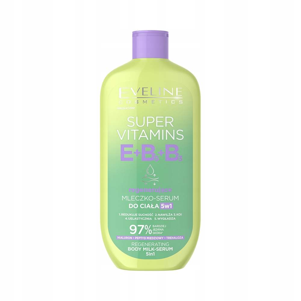 Super Vitamins E+B5+B3 Regenerujące Mleczko do Ciała 5w1 – Twoja skóra zasługuje na najlepszą pielęgnację