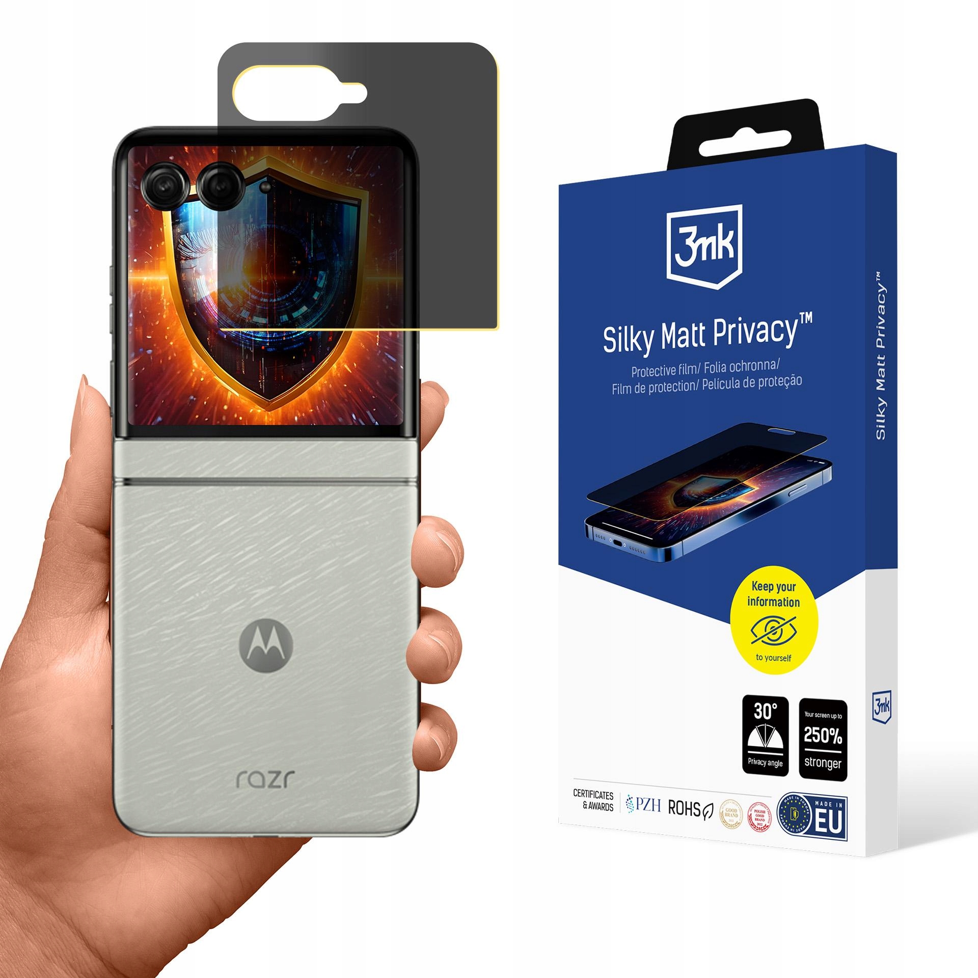 Kluczowe cechy folii ochronnej 3mk Silky Matt Privacy