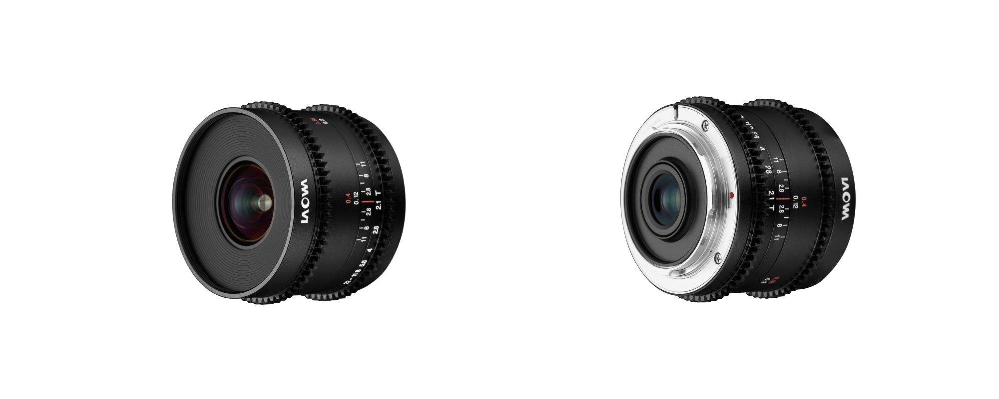 Obiektyw Venus Optics Laowa 7,5 mm T2,1 do Micro 4/3 Cine na białym tle